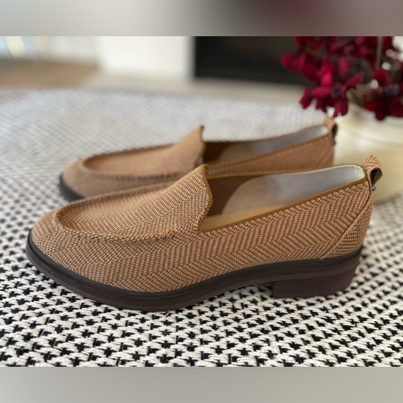 Rothy’s The Lug Loafer Wool Teak Herringbone Brown Size 11 $189 - Picture 4 of 11